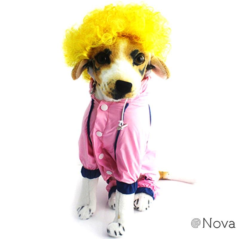 Dog Wig Pet Headdress Funny Short Wigs Syethetic Curly Hair Cosplay Costumes Grooming Fancy Dress Up Dogs Accessories