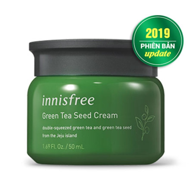 [ tặng kèm mặt nạ ] kem dưỡng Innisfree The Green Tea Seed Cream kem dưỡng