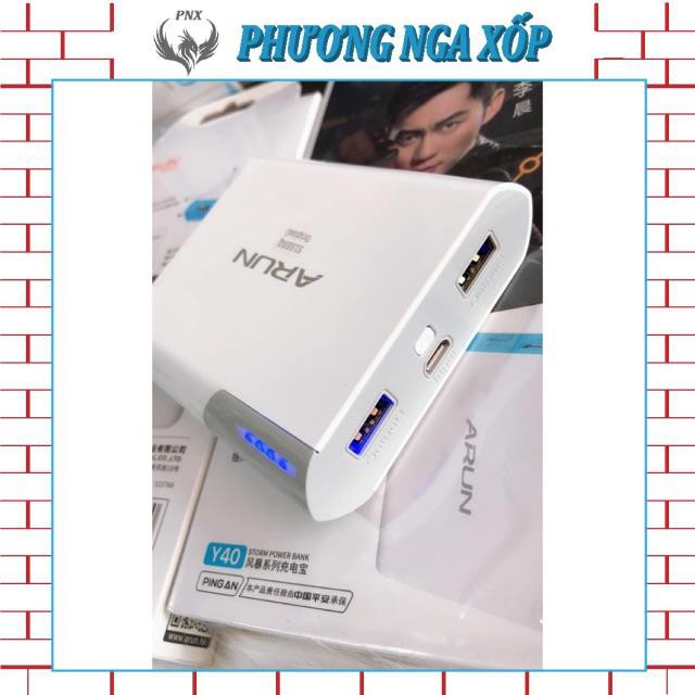 Sạc dự phòng Arun Y40 dung lượng 10.400mah