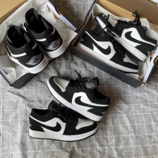 Giày Jordan 1 Low Panda, Giày Thể Thao JD1 Cổ Thấp Màu Đen Trắng Trẻ Trung Nam Nữ 2021 | BigBuy360 - bigbuy360.vn