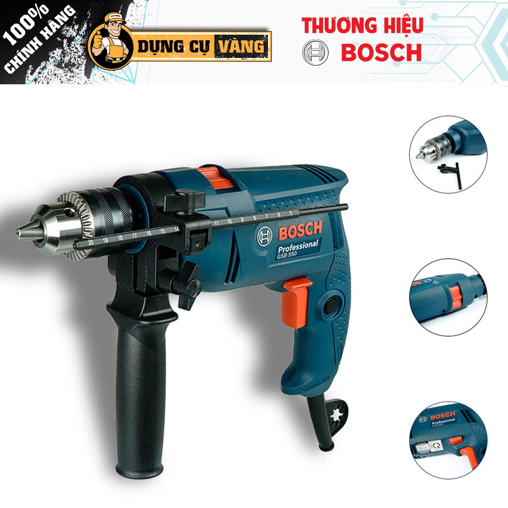 Máy khoan động lực 13mm Bosch GSB 550