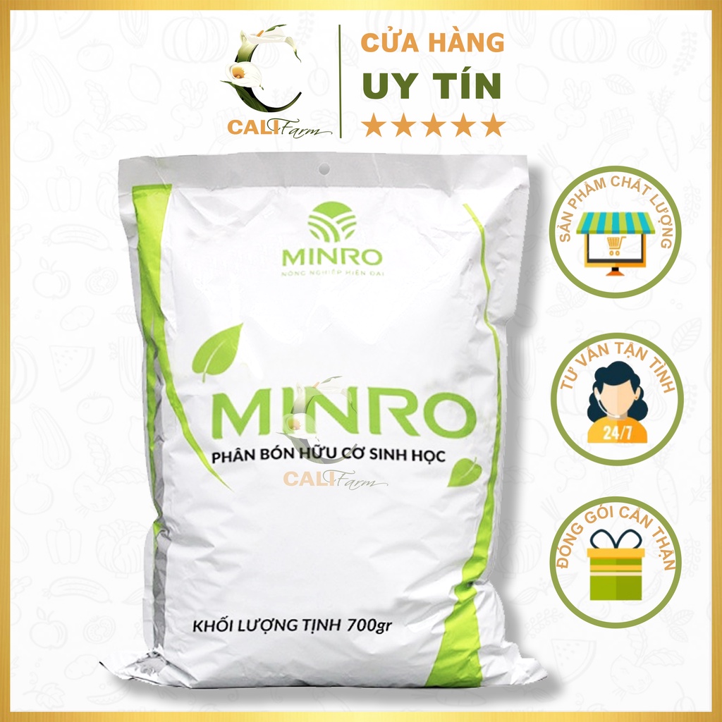 Phân Hữu Cơ Sinh Học MINRO túi 700g