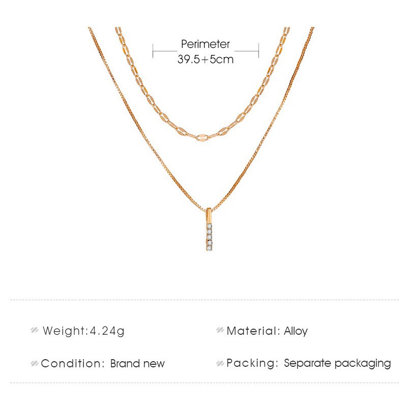 Vòng Cổ Hai Lớp Kiểu Dáng Độc Đáo Thời Trang Cho Nữ