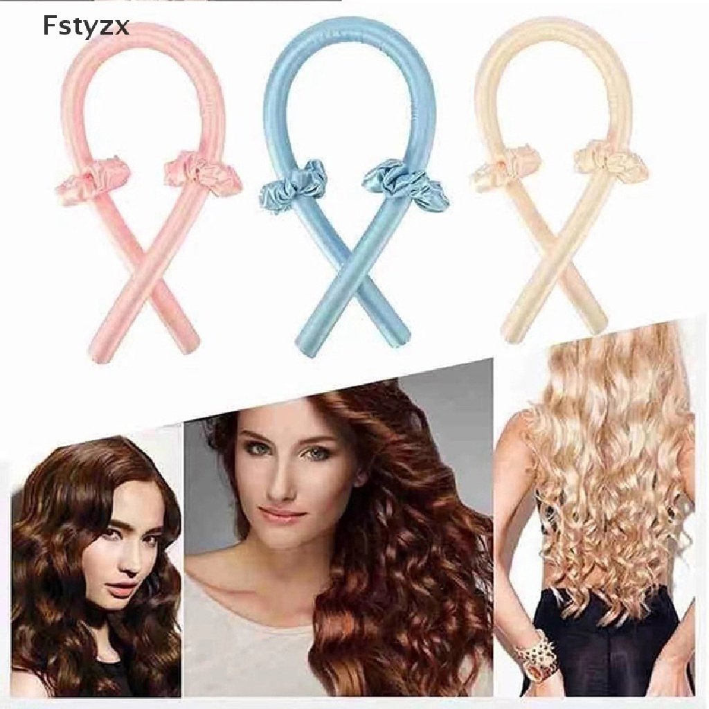 Dụng cụ uốn tóc không dùng nhiệt dạng ruy băng lụa
