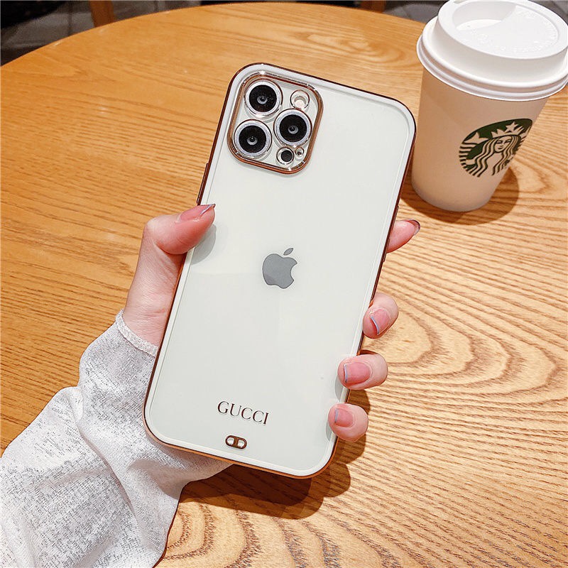 Vỏ iPhone sang trọng Ốp lưng trong suốt cho iPhone 11 11ProMax 7 8 SE2020 7Plus 8Plus iPhone Xr XsMax SE20 Ốp lưng trong suốt 9VsC