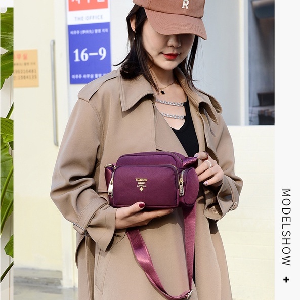 Ba Lô Đeo Vai Cỡ Lớn Bằng Vải Nylon Thời Trang Thường Ngày Cho Nữ