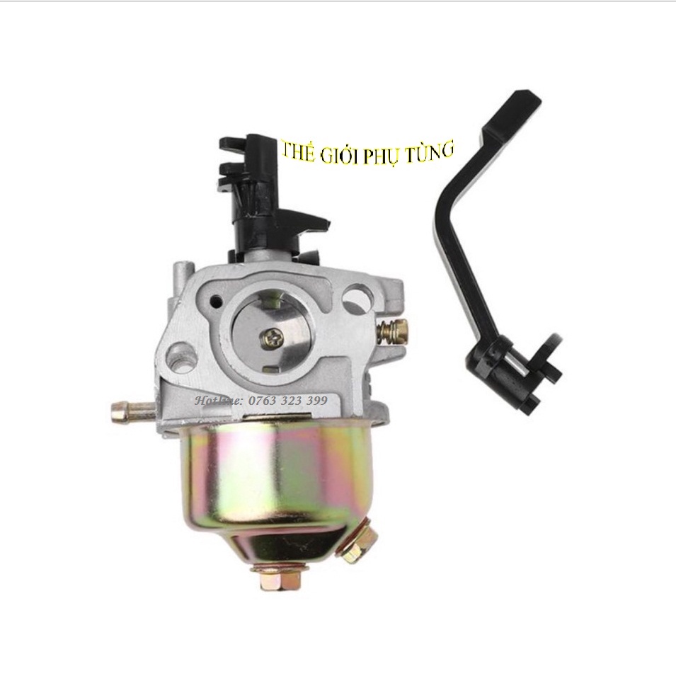 Bộ chế hòa khí dùng cho máy phát điện chạy xăng 2KW-3KW/ Máy Bơm Nước GX160, GX200 5.5HP, 6.5HP, 168F Bộ chế hoà khí dù