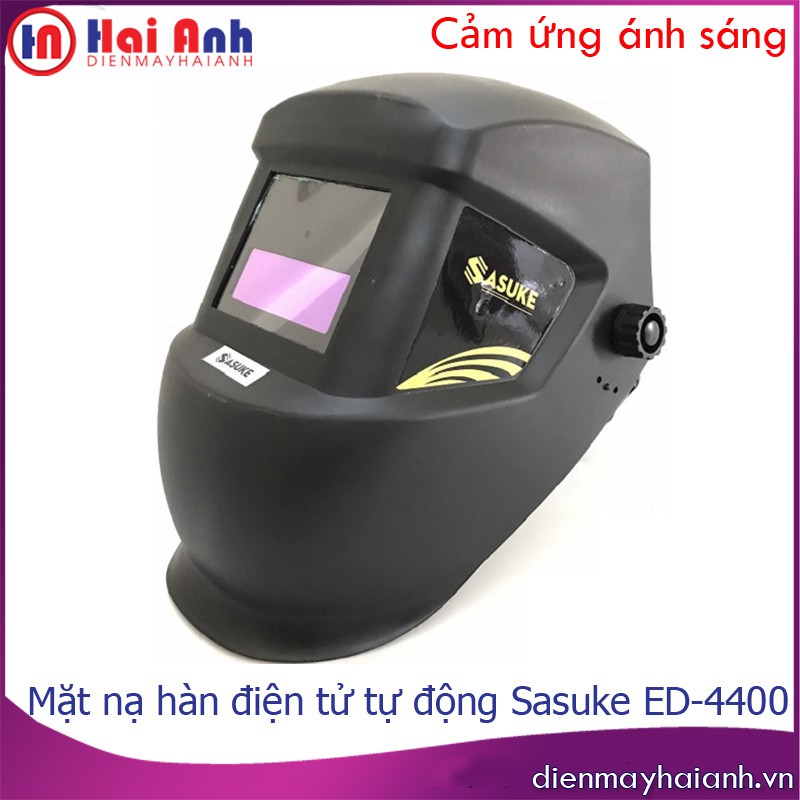 Mặt nạ hàn cảm ứng ánh sáng, điện tử tự động Sasuke ED-4400 cao cấp, siêu bền