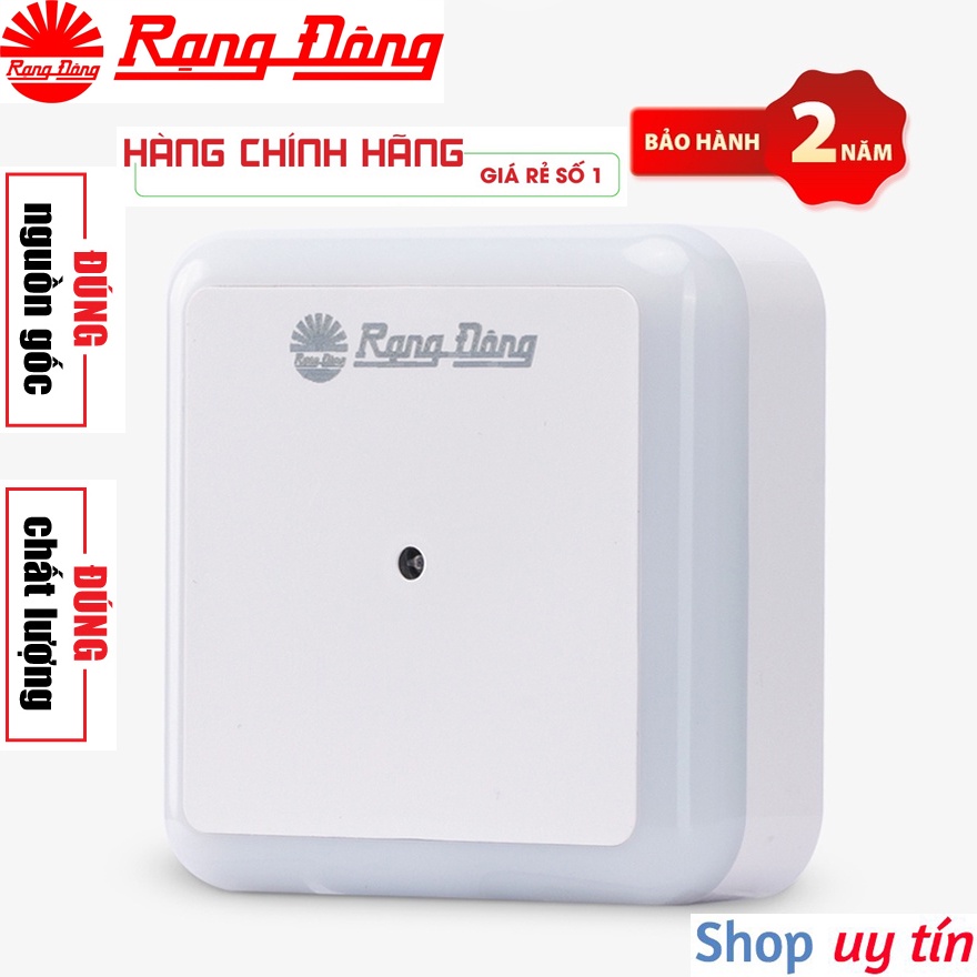 Đèn ngủ Rạng Đông ĐN01 cảm biến ánh sáng - ĐN02 cảm biến chuyển động LED thông minh bền đẹp bảo hành 2 năm