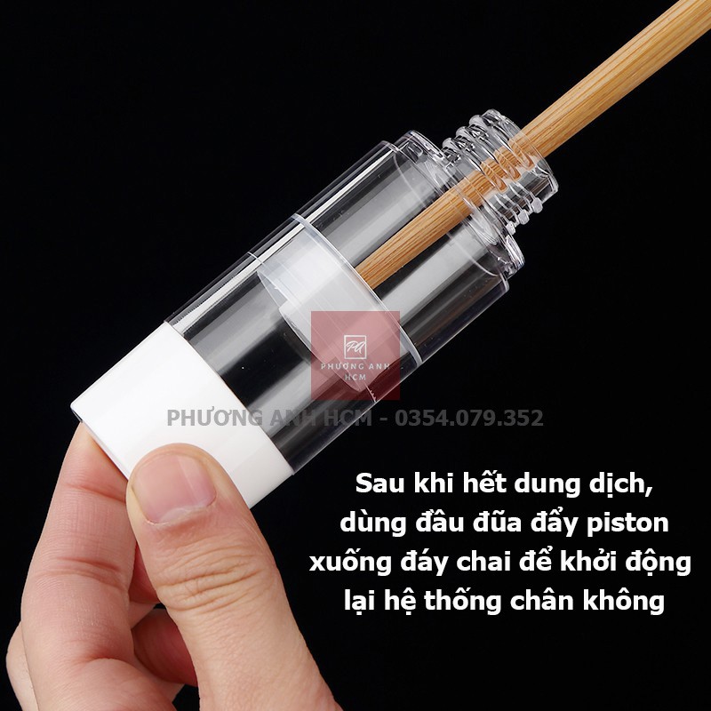 Chai Lọ Chiết Hút Chân Không Dạng Phun Sương/ Xịt Nhỏ Giọt - Đựng Dung Dịch, Nước Hoa, Mỹ Phẩm, Toner,...