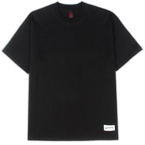 Áo Phông Thun Trơn Nam Nữ Vải Cotton 2 Chiều Cao Cấp Màu Đen Form Rộng Unisex Local Brand By XFIRE AT-BLCOT-D322