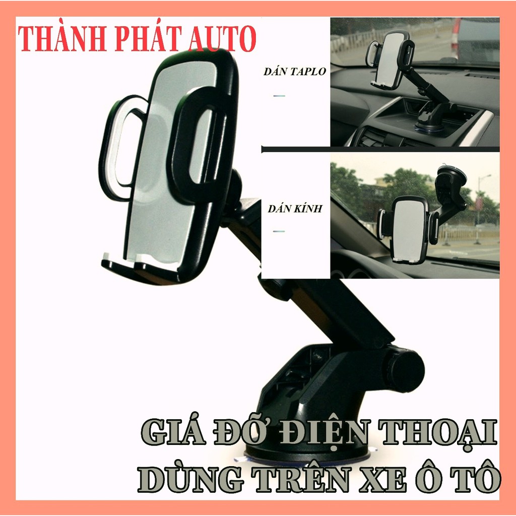 Giá đỡ điện thoại dán taplo - giá kẹp lỗ thông gió ô tô 2 trong 1 | BigBuy360 - bigbuy360.vn