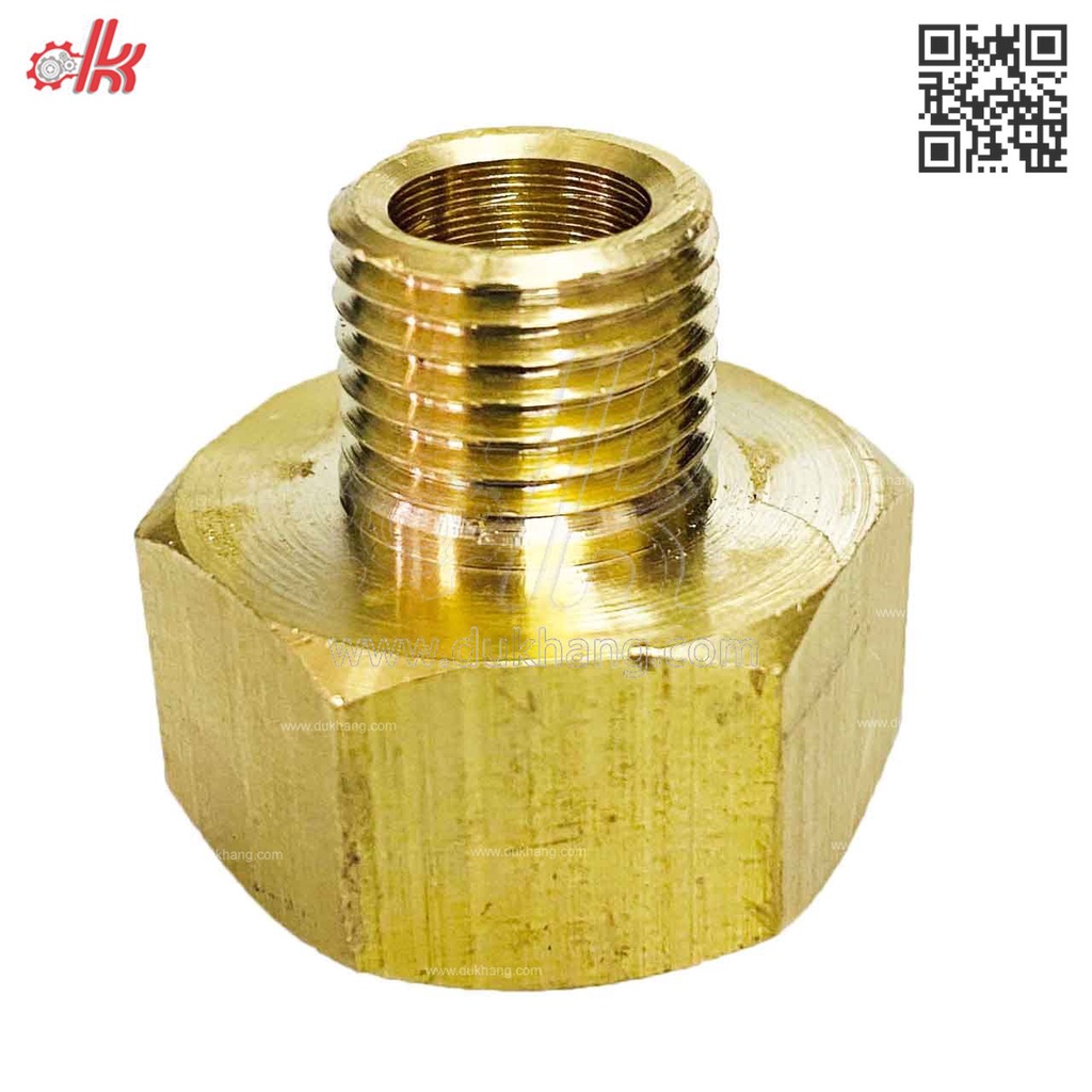 Sơ mi đồng ren 22- Nối ren trong ren ngoài 22 - Măng song ren trong 22 thau