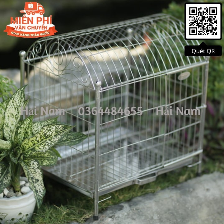 Lồng Nuôi Chó Mèo Inox ⚡BẢO HÀNH 1 ĐỔI 1⚡ CHUỒNG CHÓ MÈO ĐỦ SIZE - BẢO HÀNH CHẤT LƯỢNG