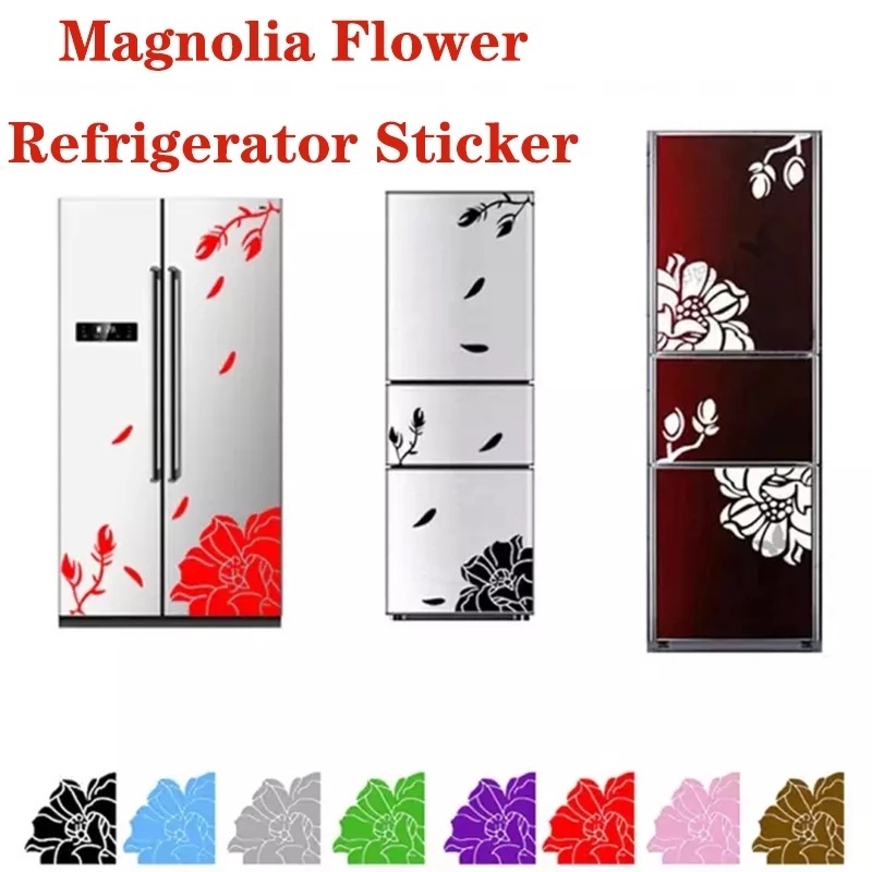 Giấy Dán Tường Bằng PVC Tự Dính Họa Tiết Hoa Mộc Lan Thanh Lịch Chống Thấm Nước Trang Trí Phòng Khách/Phòng Ngủ