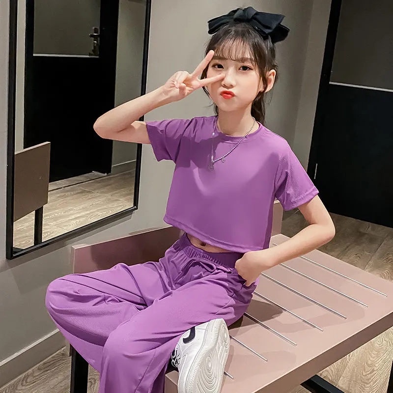 Bộ Đồ Thời Trang 2 Món Gồm Áo Thun Phối Quần Dài Kiểu Hàn Quốc Chất Lượng Cao Cho Bé Gái Từ 3 Đến 4 Đến 5 Đến 6 Đến 7 Đến 8 Đến 9 Đến 10 Đến 11 12 Tuổi