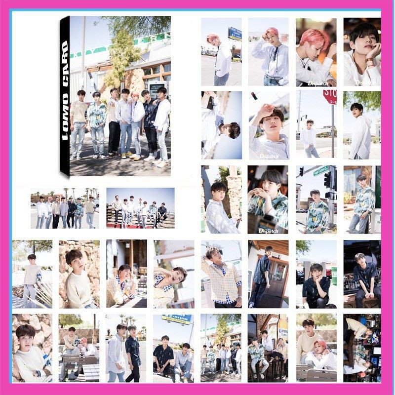 Lomo ảnh thẻ 30 tấm BTS WORLD