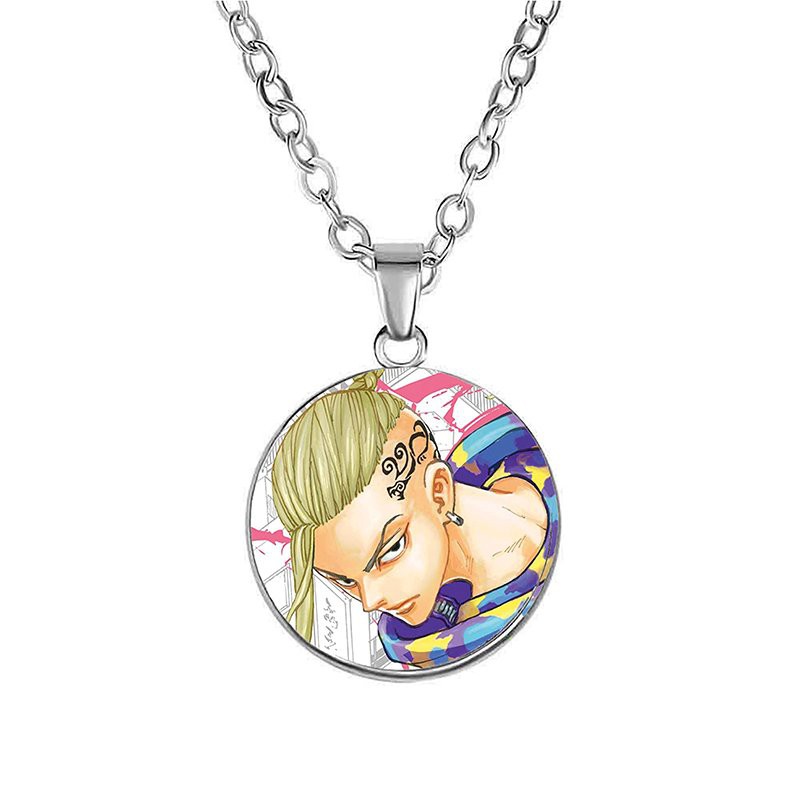 Vòng cổ in hình nhân vật TOKYO REVENGERS Kịch Trường Của Takemichi anime chibi xinh xắn quà tặng độc đáo