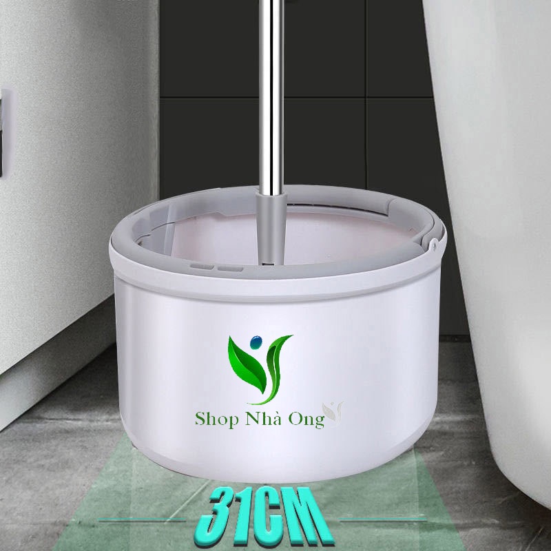 Cây lau nhà tách nước bẩn MOP Chổi lau nhà tự vắt thông minh Bộ lau nhà 360 độ cao cấp thế hệ mới Nhaongshop