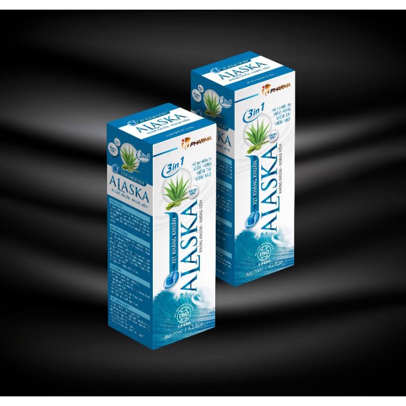 Xịt muối biển Thảo dược kháng khuẩn Alaska viêm mũi dị ứng
