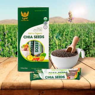 Hạt Chia Mexico – Thương hiệu LYND – Gói 8gr tiện dụng