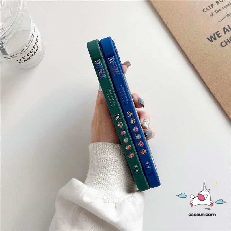 Ốp điện thoại silicon mềm in hình One Piece thích hợp cho iPhone 7 8 plus iPhone XR XS Max X 6 6s plus 11 12 13 pro max