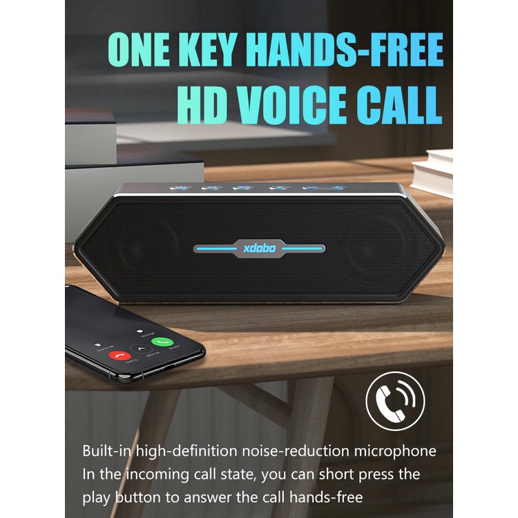 Loa Xdobo Nirvana vỏ nhôm 50w bluetooh 5.0 game 3D stereo