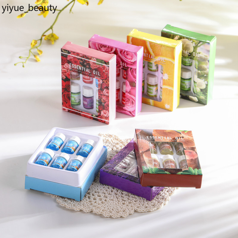 (Hàng Mới Về) Set 6 Chai Tinh Dầu Thiên Nhiên 3ml Đa Năng Cho Gia Đình