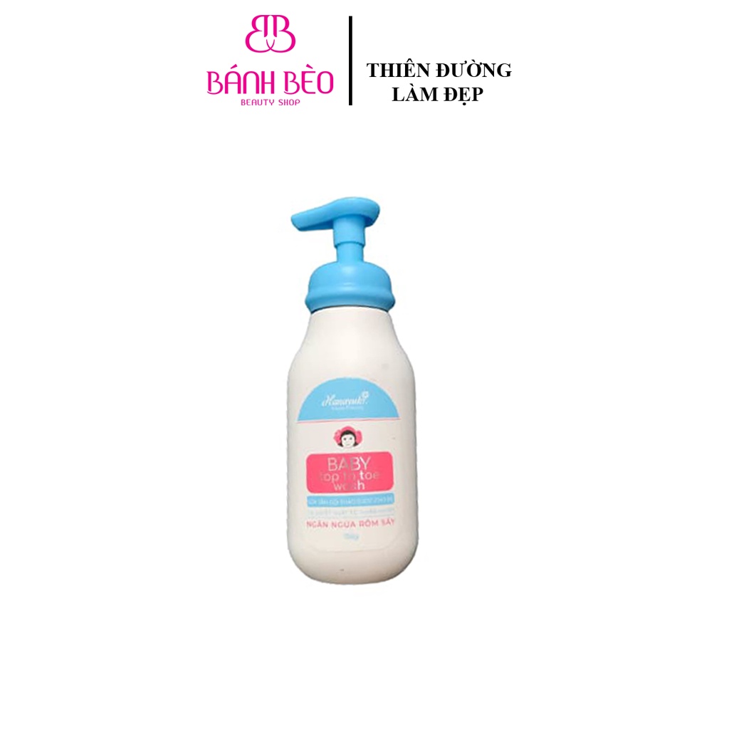 Sữa tắm gội thảo dược cho bé Hanayuki Baby Top To Toe Wash 150g