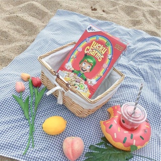 Giỏ Mây Đan Picnic Decor
