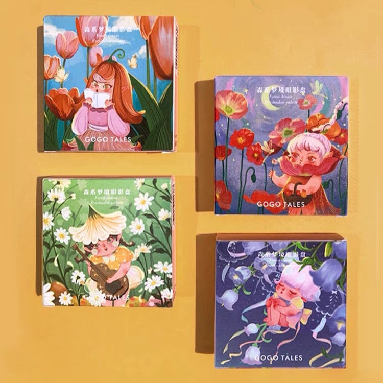 Bảng Phấn Mắt GOGO TALES 2022 Màu Đất Phong Cách Độc Đáo