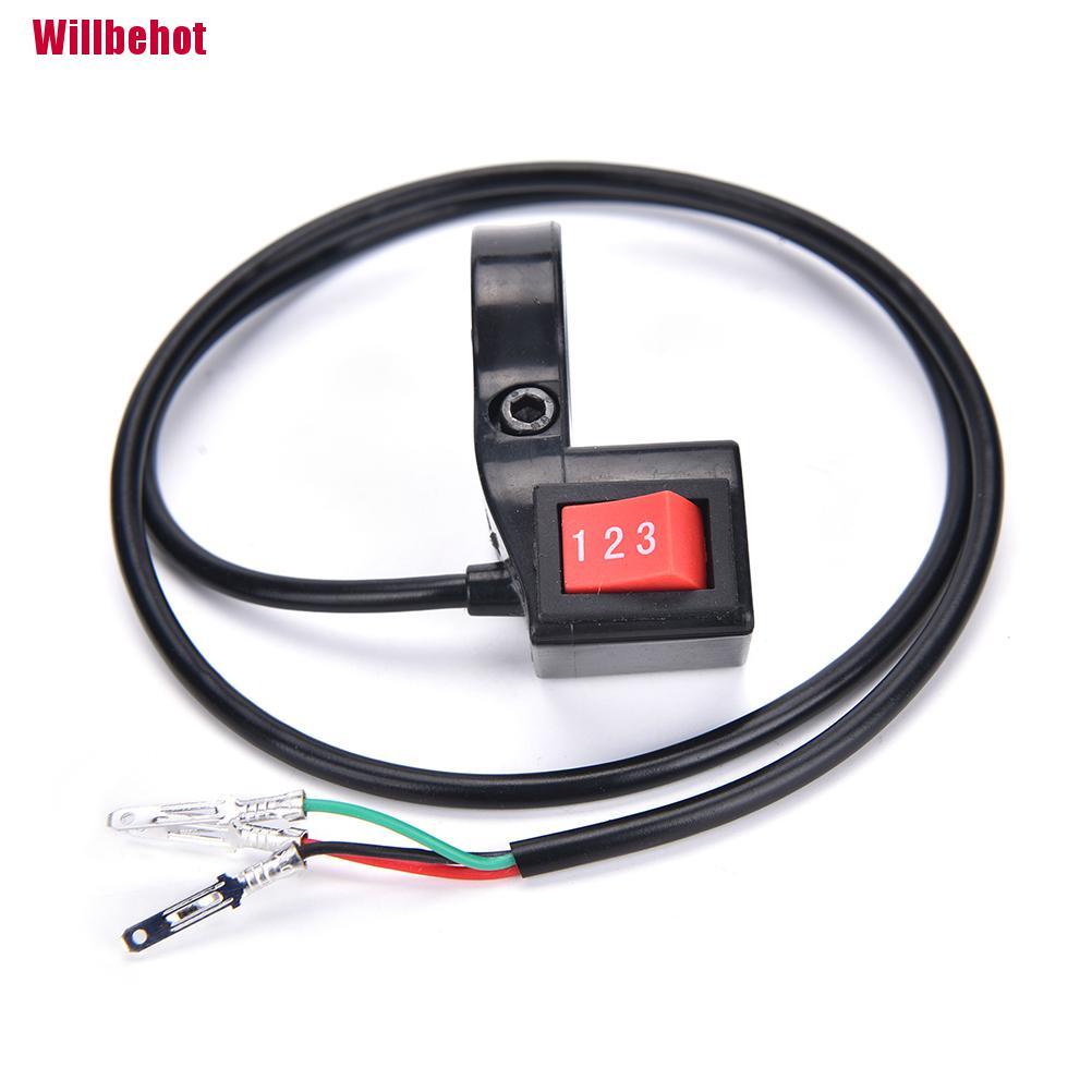 Công tắc điều khiển 3 tốc độ cho xe đạp điện 2mm