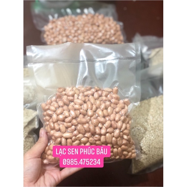 Hạt Lạc (Đậu phộng)  sen Bóc Tay Loại I Diễn Châu - Nghệ An - gói 500g