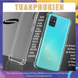 Ốp Lưng Samsung Silicon Siêu Chống Sốc ⚡Samsung J4Plus/J7Prime/J730/A10/A20/A30/A50/A10S/A20S/A30S/A50S/A70/A750/A31/A51