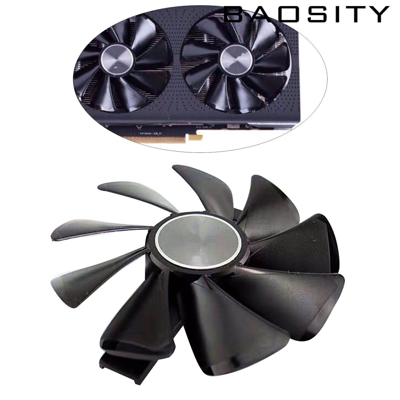 Quạt Làm Mát Gpu Thay Thế Cho Sapphire Nitro Rx480 Rx570 4g / 8g D5 Rx580