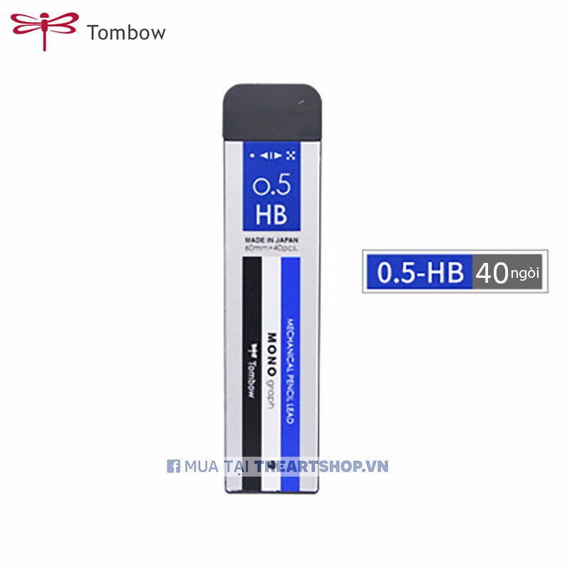 Ngòi chì bấm cơ khí màu đen TOMBOW Mono Graph MG THEARTSHOP