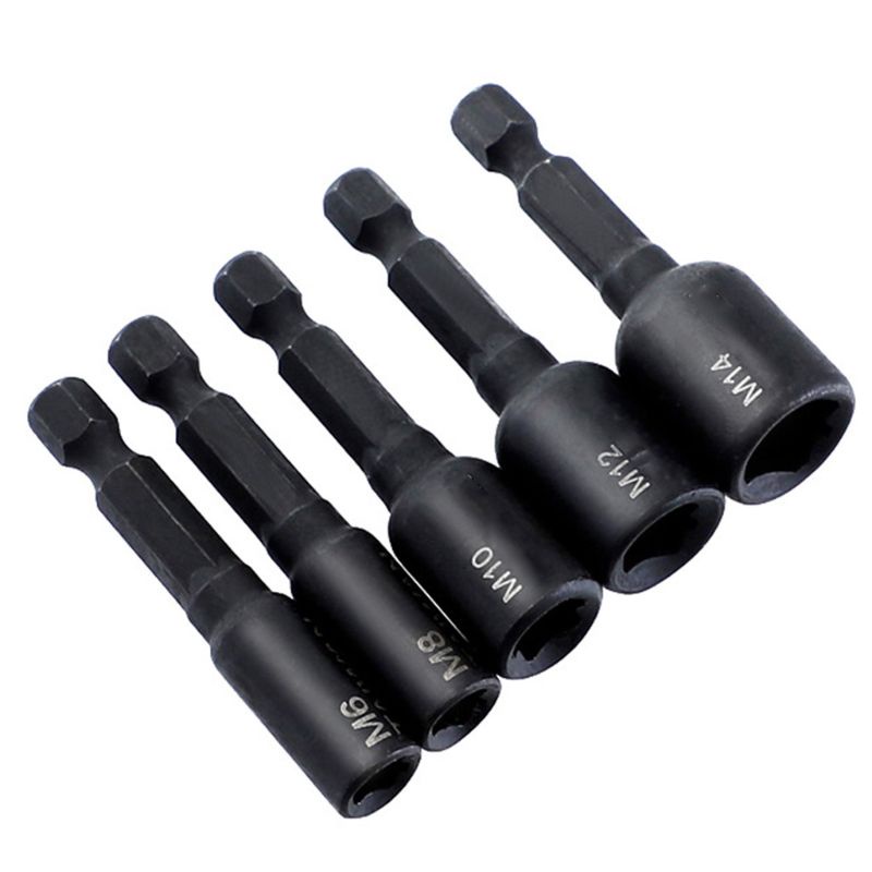 Đầu Chuyển Đổi Vòi Vít 1 / 4 "Đầu Lục Giác Cho M4 M5 M6 M8 M10 M12 M14