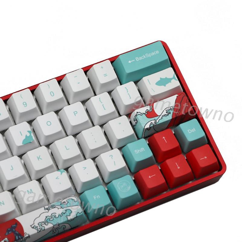 Nắp đậy gồm 71 phím OEM PBT cho GH60 GK61 GK64