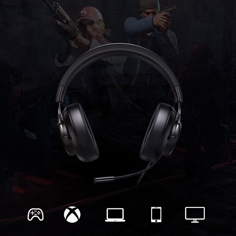 Tai Nghe Chụp Tai, Tai Nghe Nhạc Có dây chơi GAME G60 Âm Thanh 7.1| LED Nổi Bật Siêu Phẩm Cho Máy Tính PC - LAPTOP