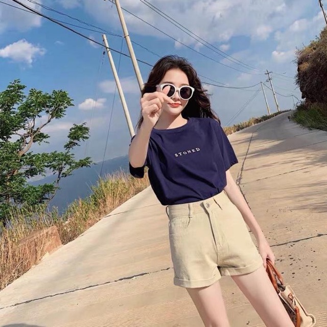 Quần Shots Cạp Cao Thời Trang_C2