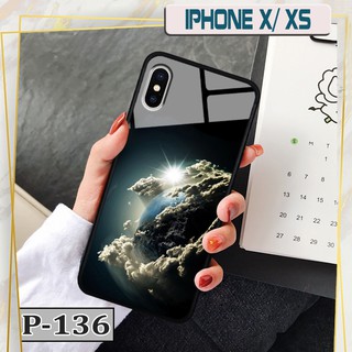 Ốp iPhone X/ Xs - lưng kính in hình 3D