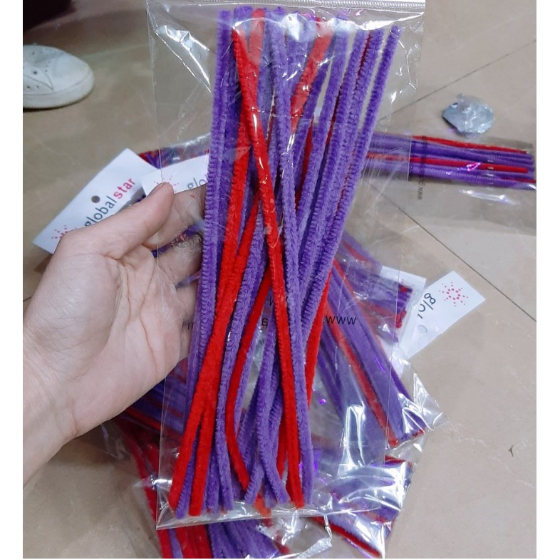 Kẽm nhung uốn premlock, làm nụ tầm xuân, làm hoa bộ 20 cành