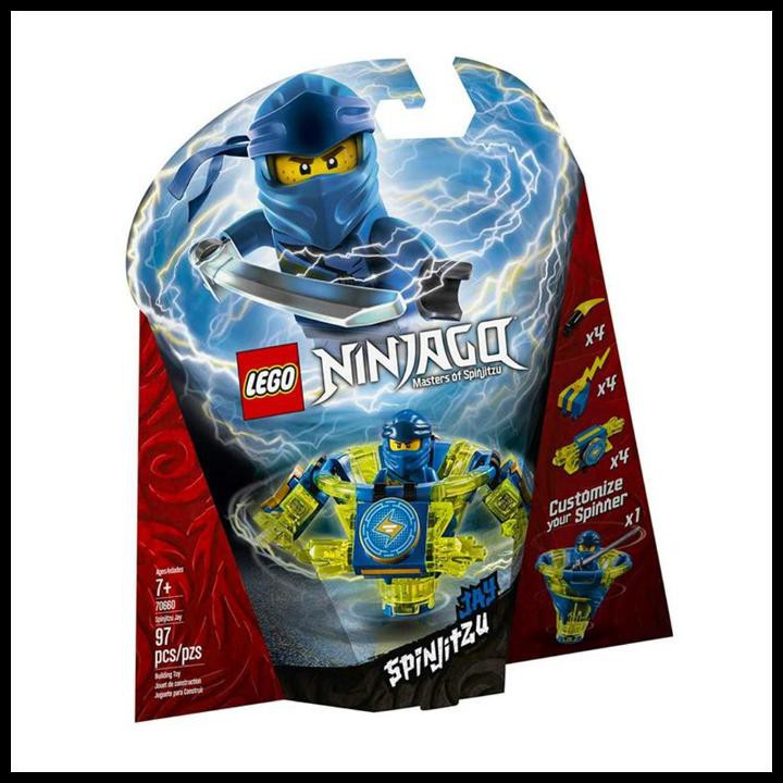 Mô Hình Đồ Chơi Lắp Ráp Lego 70660 Ninja Go Spinjitzu Jay