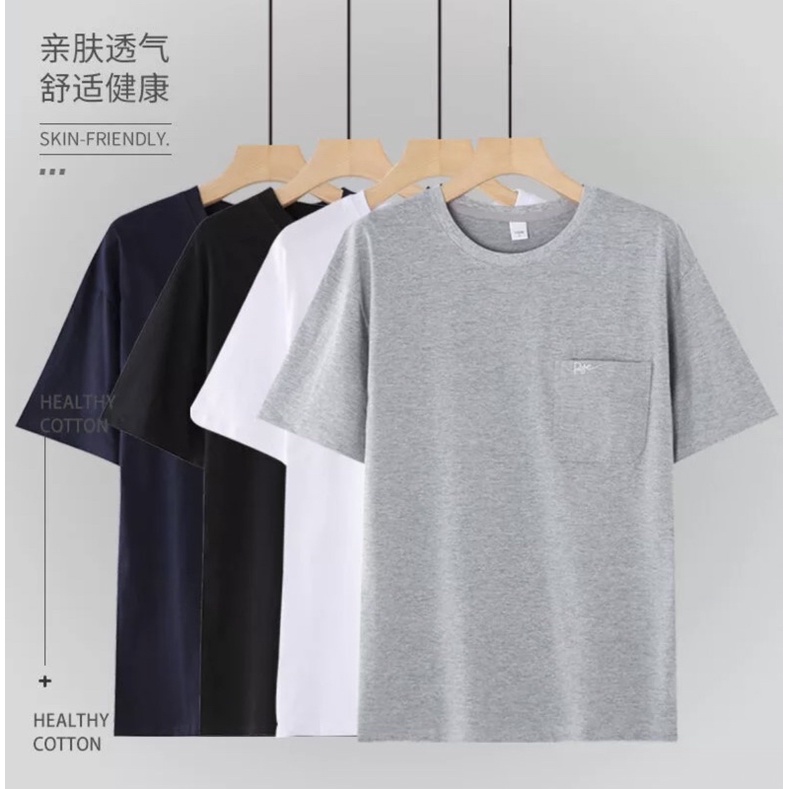 Áo thun có túi vải cotton dày đẹp