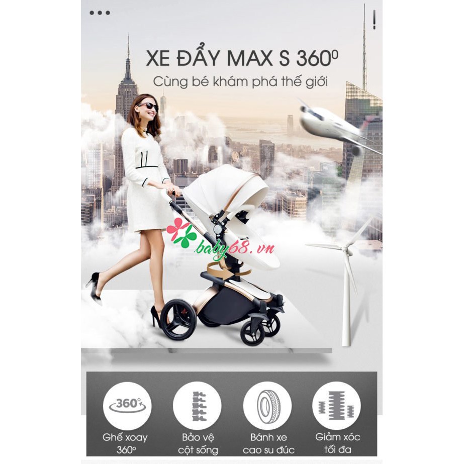 Xe đẩy Max S 360 Chilux