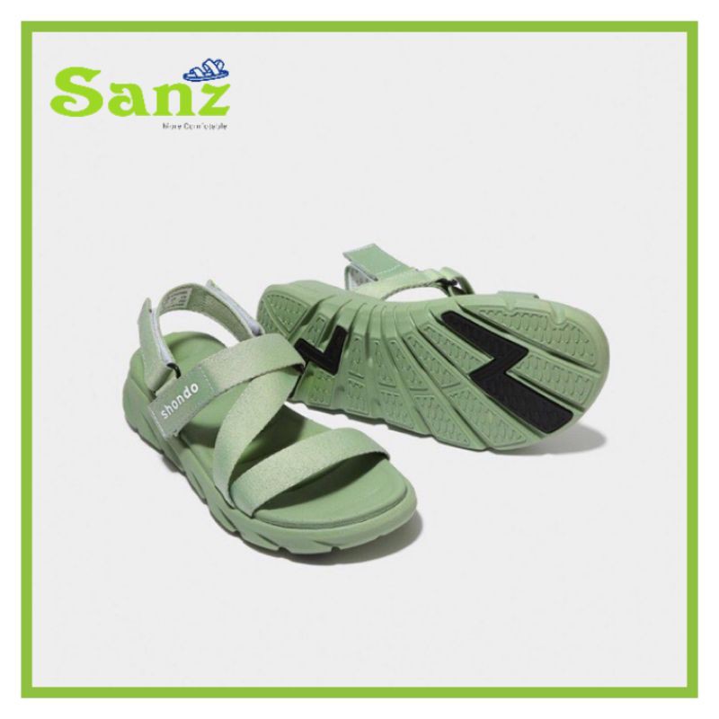 Giày Sandal Shondo Shat F6 Sport màu Xanh Matcha Chính Hãng 100%