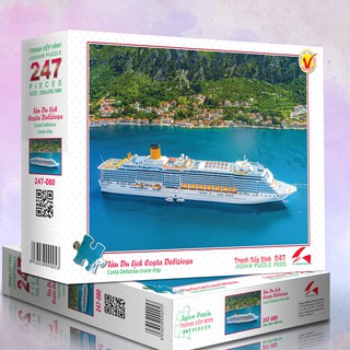 Tranh xếp hình 247 mảnh -  Tàu du lịch Costa Delizios (247-080)