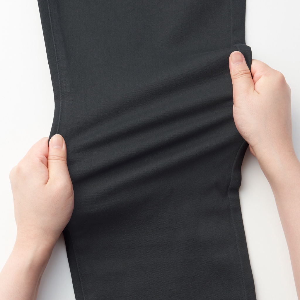 Muji Quần Denim Slim Co Giãn 4 Chiều / Độ Dài Ống 82Cm