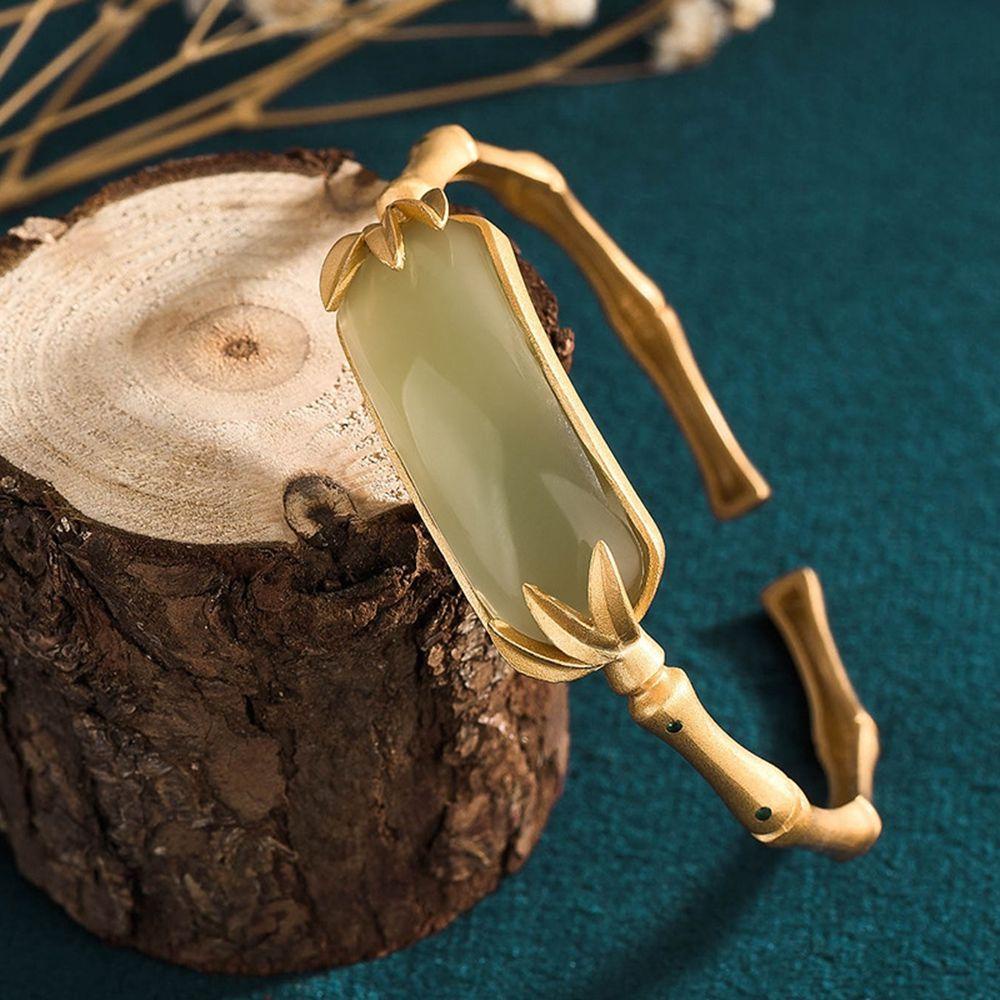 Vòng Tay VANES1 Phong Cách Dân Tộc Quyến Rũ Sang Trọng|Vòng Tay Hở Phong Cách Trung Hoa Cho Bạn Gái