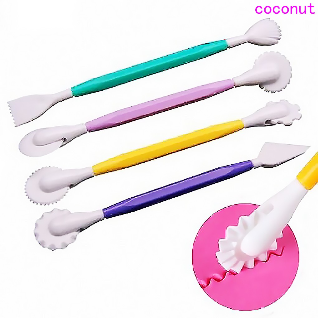 Set 4 Dụng Cụ Tạo Hình Trang Trí Bánh